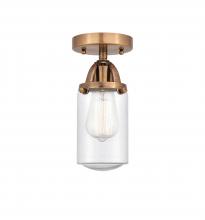  288-1C-AC-G314-LED - Dover - 1 Light - 5 inch - Antique Copper - Semi-Flush Mount