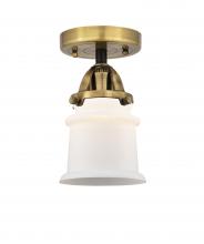  288-1C-BAB-G181S - Canton - 1 Light - 5 inch - Black Antique Brass - Semi-Flush Mount