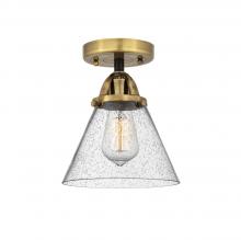 Innovations Lighting 288-1C-BAB-G44-LED - Cone - 1 Light - 8 inch - Black Antique Brass - Semi-Flush Mount