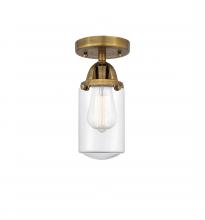  288-1C-BB-G312-LED - Dover - 1 Light - 5 inch - Brushed Brass - Semi-Flush Mount