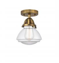  288-1C-BB-G322-LED - Olean - 1 Light - 7 inch - Brushed Brass - Semi-Flush Mount