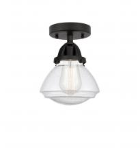  288-1C-BK-G324-LED - Olean - 1 Light - 7 inch - Matte Black - Semi-Flush Mount