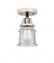 Innovations Lighting 288-1C-BPN-G184S-LED - Canton - 1 Light - 5 inch - Black Polished Nickel - Semi-Flush Mount