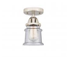  288-1C-PN-G184S-LED - Canton - 1 Light - 5 inch - Polished Nickel - Semi-Flush Mount