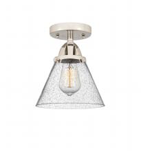 Innovations Lighting 288-1C-PN-G44-LED - Cone - 1 Light - 8 inch - Polished Nickel - Semi-Flush Mount