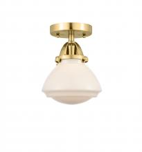  288-1C-SG-G321-LED - Olean - 1 Light - 7 inch - Satin Gold - Semi-Flush Mount