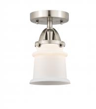  288-1C-SN-G181S - Canton - 1 Light - 5 inch - Brushed Satin Nickel - Semi-Flush Mount