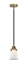 Innovations Lighting 288-1S-BAB-G181S-LED - Canton - 1 Light - 5 inch - Black Antique Brass - Cord hung - Mini Pendant