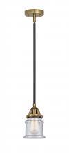 Innovations Lighting 288-1S-BAB-G184S-LED - Canton - 1 Light - 5 inch - Black Antique Brass - Cord hung - Mini Pendant