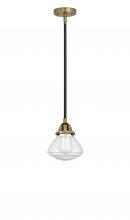  288-1S-BAB-G324-LED - Olean - 1 Light - 7 inch - Black Antique Brass - Cord hung - Mini Pendant