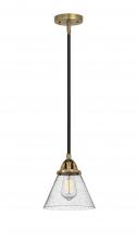  288-1S-BAB-G44-LED - Cone - 1 Light - 8 inch - Black Antique Brass - Cord hung - Mini Pendant