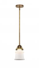  288-1S-BB-G181S - Canton - 1 Light - 5 inch - Brushed Brass - Cord hung - Mini Pendant