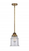 Innovations Lighting 288-1S-BB-G184-LED - Canton - 1 Light - 6 inch - Brushed Brass - Cord hung - Mini Pendant