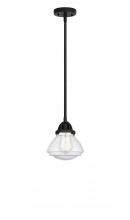  288-1S-BK-G324-LED - Olean - 1 Light - 7 inch - Matte Black - Cord hung - Mini Pendant