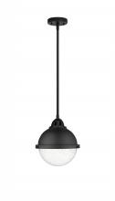  288-1S-BK-HFS-84-BK-LED - Hampden - 1 Light - 9 inch - Matte Black - Cord hung - Mini Pendant