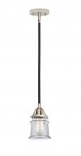  288-1S-BPN-G182S-LED - Canton - 1 Light - 5 inch - Black Polished Nickel - Cord hung - Mini Pendant