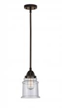 Innovations Lighting 288-1S-OB-G184-LED - Canton - 1 Light - 6 inch - Oil Rubbed Bronze - Cord hung - Mini Pendant