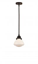  288-1S-OB-G321-LED - Olean - 1 Light - 7 inch - Oil Rubbed Bronze - Cord hung - Mini Pendant