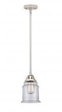  288-1S-PN-G182-LED - Canton - 1 Light - 6 inch - Polished Nickel - Cord hung - Mini Pendant