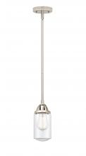  288-1S-PN-G312-LED - Dover - 1 Light - 5 inch - Polished Nickel - Cord hung - Mini Pendant