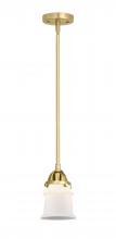  288-1S-SG-G181S-LED - Canton - 1 Light - 5 inch - Satin Gold - Cord hung - Mini Pendant