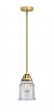 Innovations Lighting 288-1S-SG-G184-LED - Canton - 1 Light - 6 inch - Satin Gold - Cord hung - Mini Pendant