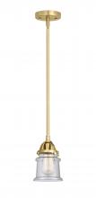  288-1S-SG-G184S - Canton - 1 Light - 5 inch - Satin Gold - Cord hung - Mini Pendant