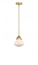  288-1S-SG-G321-LED - Olean - 1 Light - 7 inch - Satin Gold - Cord hung - Mini Pendant