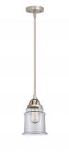  288-1S-SN-G182 - Canton - 1 Light - 6 inch - Brushed Satin Nickel - Cord hung - Mini Pendant