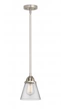 Innovations Lighting 288-1S-SN-G62-LED - Cone - 1 Light - 6 inch - Brushed Satin Nickel - Cord hung - Mini Pendant