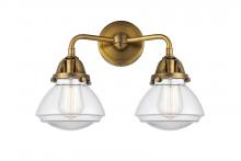  288-2W-BB-G322-LED - Olean - 2 Light - 15 inch - Brushed Brass - Bath Vanity Light