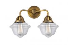  288-2W-BB-G532 - Oxford - 2 Light - 16 inch - Brushed Brass - Bath Vanity Light