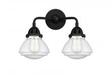  288-2W-BK-G324-LED - Olean - 2 Light - 15 inch - Matte Black - Bath Vanity Light