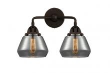  288-2W-OB-G173-LED - Fulton - 2 Light - 15 inch - Oil Rubbed Bronze - Bath Vanity Light