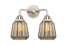  288-2W-PN-G146-LED - Chatham - 2 Light - 14 inch - Polished Nickel - Bath Vanity Light