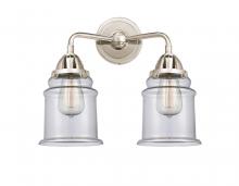 Innovations Lighting 288-2W-PN-G182-LED - Canton - 2 Light - 14 inch - Polished Nickel - Bath Vanity Light