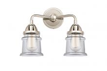 Innovations Lighting 288-2W-PN-G182S-LED - Canton - 2 Light - 13 inch - Polished Nickel - Bath Vanity Light