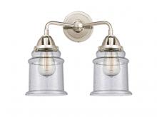 Innovations Lighting 288-2W-PN-G184-LED - Canton - 2 Light - 14 inch - Polished Nickel - Bath Vanity Light