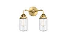  288-2W-SG-G314-LED - Dover - 2 Light - 13 inch - Satin Gold - Bath Vanity Light