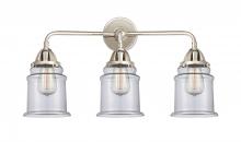 Innovations Lighting 288-3W-PN-G182-LED - Canton - 3 Light - 24 inch - Polished Nickel - Bath Vanity Light