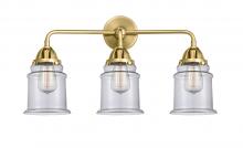  288-3W-SG-G182-LED - Canton - 3 Light - 24 inch - Satin Gold - Bath Vanity Light