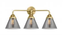 Innovations Lighting 288-3W-SG-G43 - Cone - 3 Light - 26 inch - Satin Gold - Bath Vanity Light