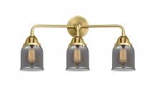 Innovations Lighting 288-3W-SG-G53-LED - Bell - 3 Light - 23 inch - Satin Gold - Bath Vanity Light