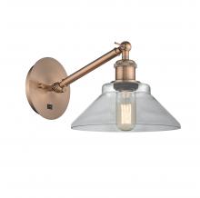  317-1W-AC-G132-LED - Orwell - 1 Light - 8 inch - Antique Copper - Sconce