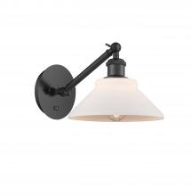  317-1W-BK-G131-LED - Orwell - 1 Light - 8 inch - Matte Black - Sconce