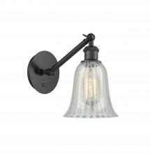  317-1W-BK-G2811 - Hanover - 1 Light - 6 inch - Matte Black - Sconce