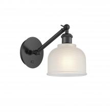  317-1W-BK-G411-LED - Dayton - 1 Light - 6 inch - Matte Black - Sconce