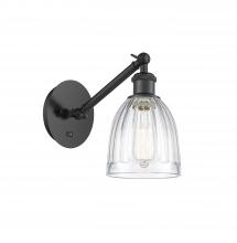  317-1W-BK-G442-LED - Brookfield - 1 Light - 6 inch - Matte Black - Sconce