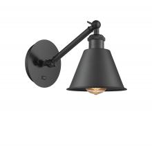  317-1W-BK-M8 - Smithfield - 1 Light - 7 inch - Matte Black - Sconce