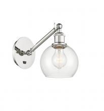  317-1W-PN-G122-6-LED - Athens - 1 Light - 6 inch - Polished Nickel - Sconce